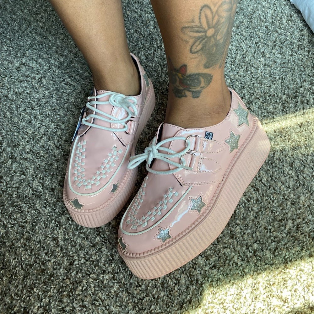 Pink & white creepers